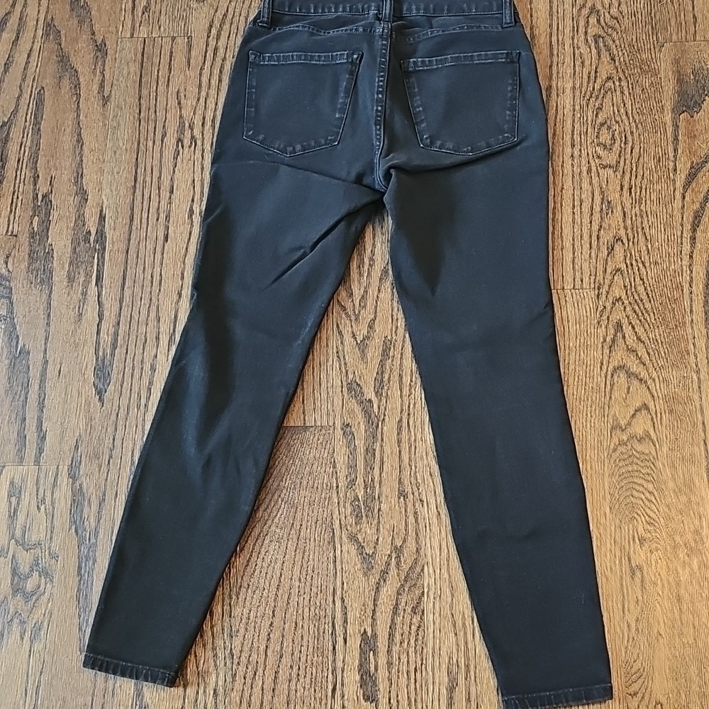 LC Lauren Conrad Women's Midnight Black Skinny Jeans - Picture 3 of 6